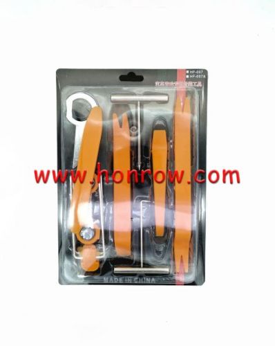 12pcs Auto Dismantle Tools Kit Car Radio Door Clip Panel Trim Dash Audio Removal Installer Pry Kit Refit Set