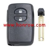 For Toy 2 button Smart Card 433MHz  ID74 chip FSK  F433 Board CHIP: ID74-WD04 89904-0F010  B75EA 89904-47190 B74EA