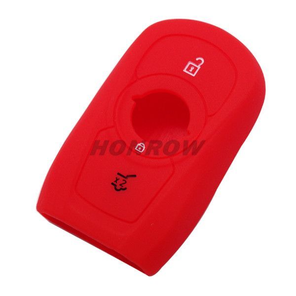 For Opel 3 button silicon case (red color) MOQ:50PC