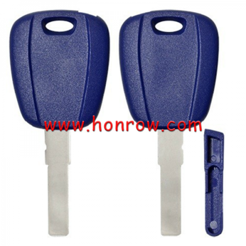 For Fiat transponder key blank Without Logo (Blue Color, can put TPX chip inside )
