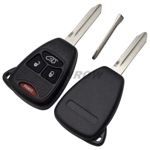 For Chry 3+1 Button remote key shell