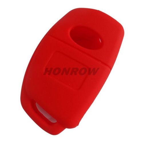 For Hyundai 3 button Silicone case red MOQ:50PCS