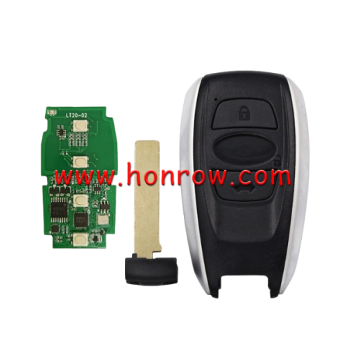 Lonsdor LT20-02 Smart Key 3 button with key shell 8A+4D Adjustable Frequency For Subaru  5801 7000 Support K518 & K518ISE & KH100+ Board: 231451-7000   P4(91 00 F3 F3)   FSK  433.92MHz  /   231451-580