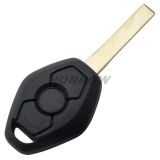 After Makert For BMW EWS Systerm 3 button remote key with 2 track blade with 7935 chip   315MHZ