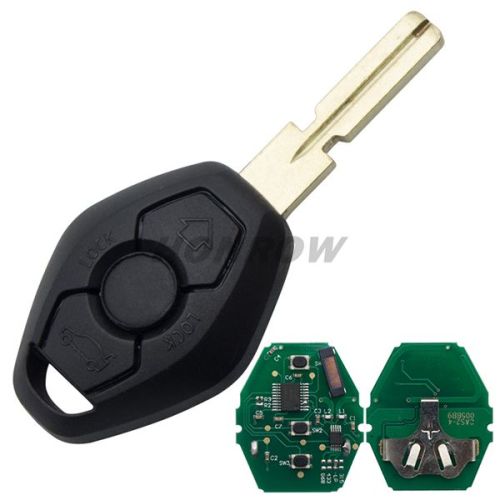 For BMW 5 Series CAS2 systerm 3 button remote key with 315-LPmhz PCF7942chips