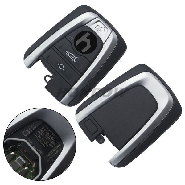 For Original BM 4 button smart card remote key with 433Mhz HITAG Pro chip