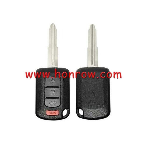 For Mitsubishi 3+1 button remote key blank