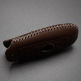 For BMW 3 button key cowhide leather case used for 1series 3series, 5series, 7series, Z4 X1 X6 X3 X4 M3 M5 M6 with key ringMOQ:5PCS 5pcs/Lot