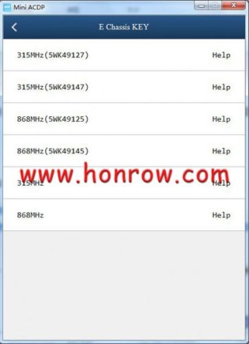 Yanhua Mini ACDP Module 7 Refresh for BMW Keys E chassis/F chassis (CAS)