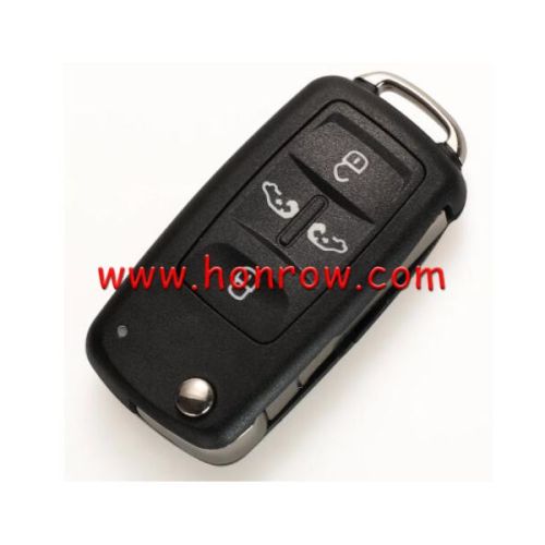 For VW 4+1 button flip remote  key blank