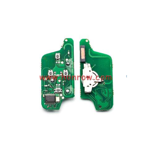 For Peu FSK 4 button flip remote control with 433Mhz PCF7941 Chip for 307&407 Blade