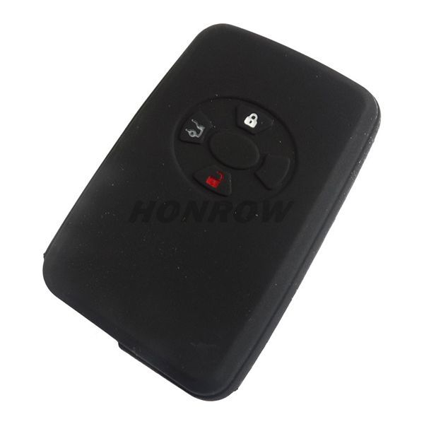 For Toyota 3 button silicon case Black Color (MOQ 5pcs)