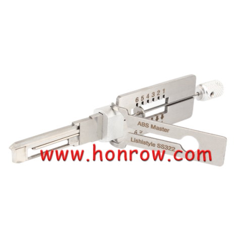 Lishi Tool ABS Master LISHI Style SS322 2 IN 1 lock pick set locksmith tool