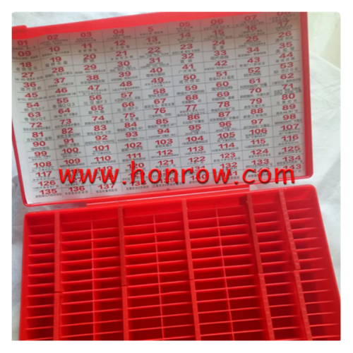 KD 144 Units Key Blank Collecting Box Storage Box Key Material Box for KD VVDI XHORSE Flip Key Blade Locksmith Tool