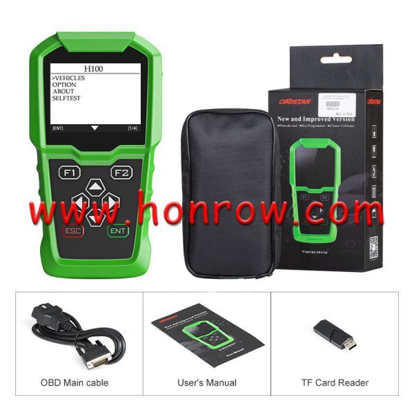 OBDSTAR H100 for F-o-rd/Mazda Auto Key Programmer Supports 2017/2018 Models like F250/F350 H100