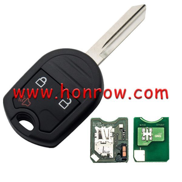 For Ford 3 button remote key with 315mhz Without 4D63 Chip