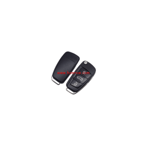 For Audi  A6L 3 button Remote key Blank without logo