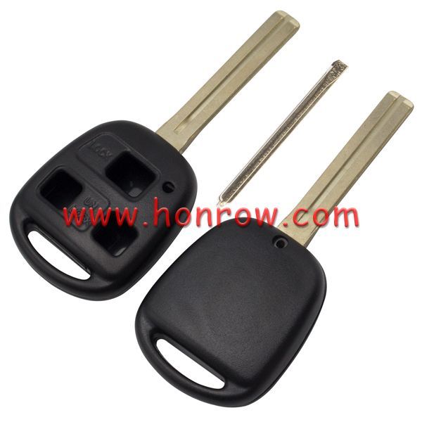 For Le 3 button remote key blank with TOY40 blade (long blade-46mm)