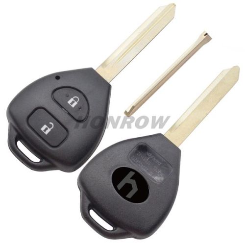 For To 2 button remote key balnk  with To47 blade