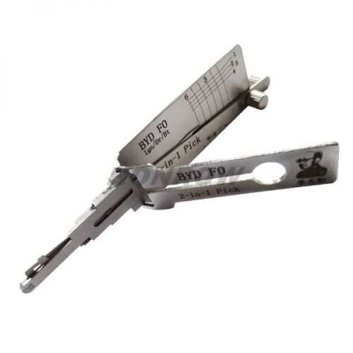 For Original Lishi BYD FO Ign/Dr/Bt 2 in 1 decode and lockpick