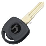 For Bu transponder key blank with right blade YM28