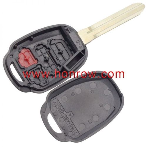 For Toyota 3+1 button remote key blank