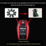 Universal Smart Remote Car key with LCD Screen keyless function for all original keys with one button start function,can put SIM card