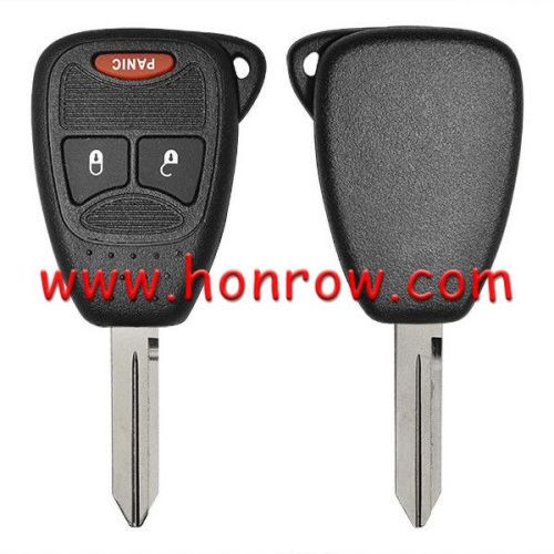 For High Quality GTL Chrysler 2+1 button remote key shell Stronger enhanced Version