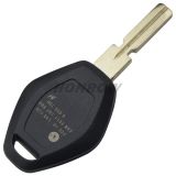 For BMW EWS Systerm 3 button remote blank with 4 track blade with 7935 chip   434MHZ