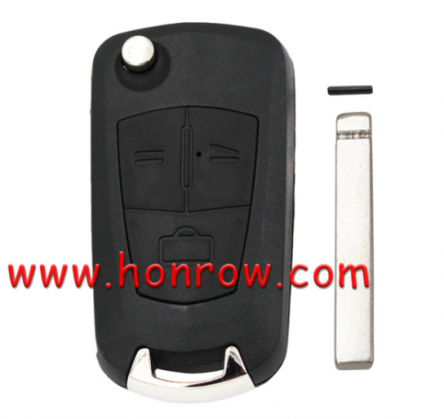 For Opel 3 button flip remote key blank 71#