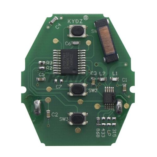 For BMW 5 Series CAS2 systerm 3 button  remote control with 868mhz PCF7942chips