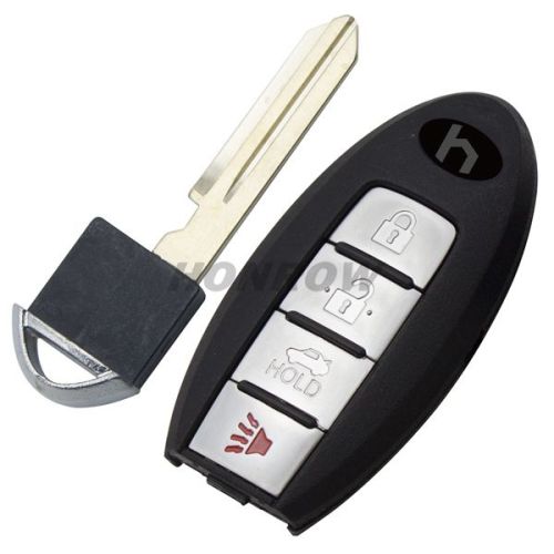 For Nis 3+1 button remote key blank with smart key