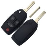 For Vol 3+1 button flip remote key shell