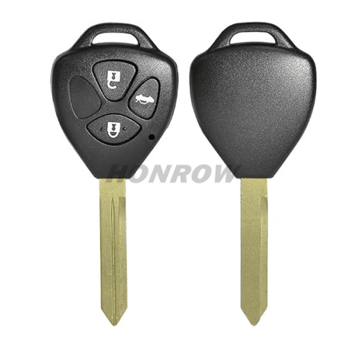 For high quality Toy 3 button remote key blank with toy47 blade enhanced version