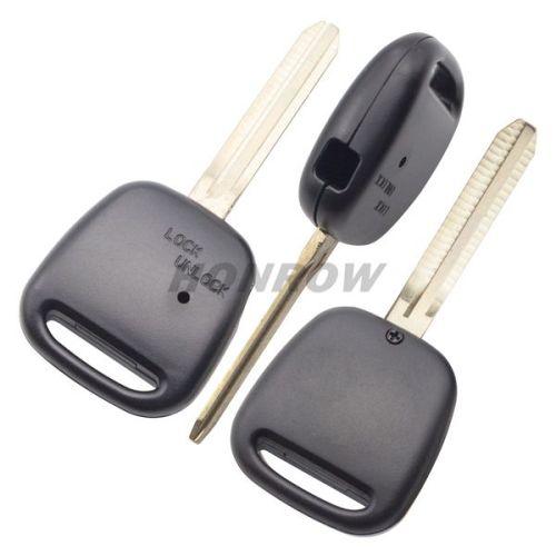 For To 1 button remote key blank with TOY43 blade and light hole (No Logo)