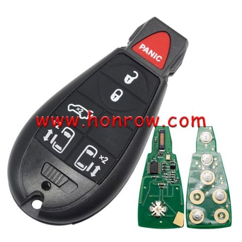 For Chry 5+1 button remote key with 433Mhz PCF7941 Chip FCCID:M3N5WY783X