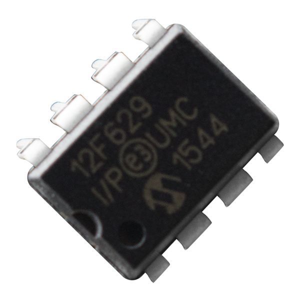 PIC12F629-I/P PIC12F629 DIP-8 MCU CMOS 8BIT 1K FLASH new MOQ:30pcs