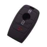 For Benz 1 button silicon case (Black color)（MOQ: 5pcs)