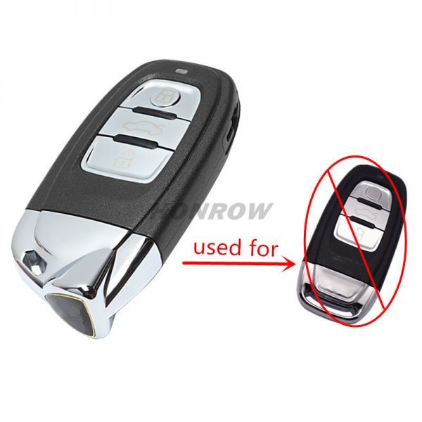 For Audi A4L, Q5 3 button remote key with 315Mhz and 7945 Chip  Model：8TO-959-754C 8TO-959-754G 8KO-959-754G 8KO-959-754J 8KO-959-754C