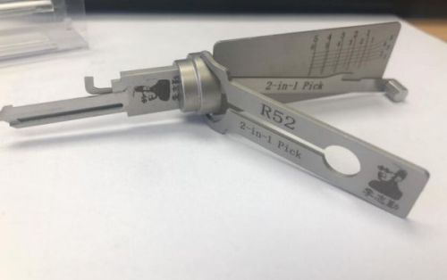 For Original Lishi R52 2 in 1 decode and lockpick,R52 for Mexico, 5, 6 CUTS . Residential 2in1 tool