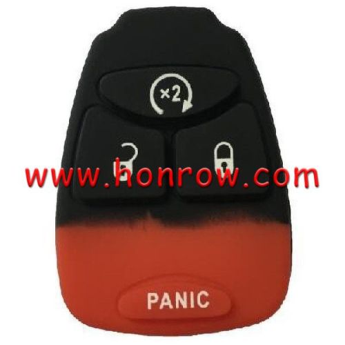 For High Quality GTL Chrysler 3+1 button remote key shell Stronger enhanced Version