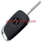 Original For Peugeot 3 button modified flip remote key blank with HU83 407 Blade- 3Button -Trunk- With battery place  used for model New DS remote control