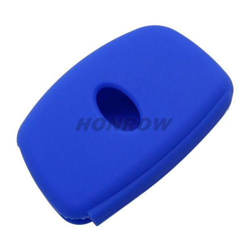 For Hyundai 3 button Silicone case blue MOQ:50PCS