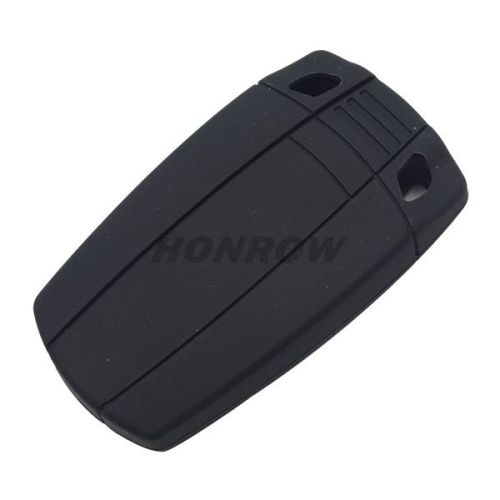 For BMW 3 button Silicone case black color
