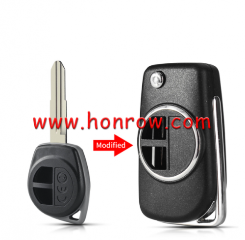 For Suzuki 2 button modified remote key with SZ11R Blade
