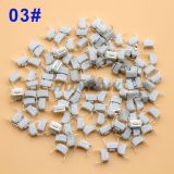 For Muti-function remote key button, PCB button. It is easy for locksmith engineer to use. 3#   The button is sold in a pack of 10 only, L:3mmW:6mmH:3mm