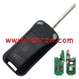 KYDZ For Porshe keyless 3+1 button remote key with 46 PCF7942A/7944A HITAG2 chip 433mhz &LED light