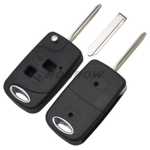 For To 2 button modified folding remote key blank with To47 blade