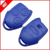 Original Ford Transit blue  3 button remote  key with 433MHZ 4D63 Chip FCCID:6C1T 15K601 AG   (Original  PCB + Aftermarket shell)