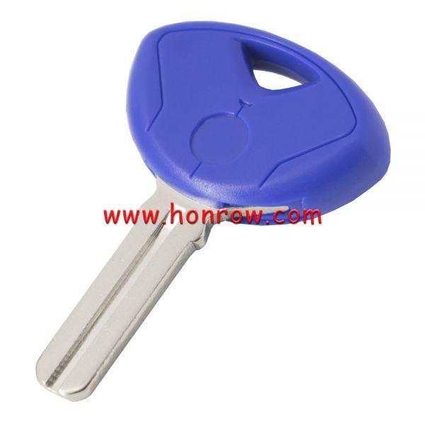For BMW Motorcycle transponder key blank with blue color